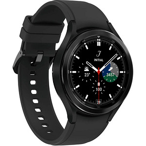 Die SAMSUNG Galaxy Watch 4 Classic 46 mm M/L Smartwatch schwarz – smarter Alltagsbegleiter für Ihr HandgelenkOb in der Freizeit oder im Büro – die SAMSUNG Galaxy Watch 4 Classic 46 mm M/L Smartwatch schwarz ist Ihr persönlicher Assistent für den Alltag. Mit ihr haben Sie alle wichtigen Funktionen immer abrufbereit am Handgelenk. Sie erinnert Sie an Ihre Termine