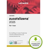 - Software ESD-Lizenzen  - Lexware Zusatzlizenz 2025 für 1 User - ABO - ESD-DownloadESD