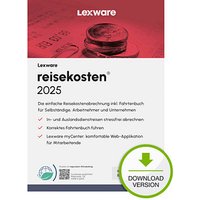 Ihre Reisekostenabrechnung in kürzester Zeit erledigen – mit der LEXWARE reisekosten 2025 Software Vollversion (Download-Link)Zur unkomplizierten Abrechnung von Reisekosten stellt Ihnen LEXWARE die leistungsstarke und durchdachte LEXWARE reisekosten 2025 Software Vollversion (Download-Link) zur Seite.Zusammenfassung der technischen BedingungenInformationen zu den technischen Voraussetzungen