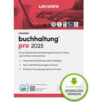 Buchhaltung leicht gemacht – mit der LEXWARE buchhaltung pro 2025 Software Vollversion (Download-Link)Mit der LEXWARE buchhaltung pro 2025 Software Vollversion (Download-Link) schaffen Sie beste Voraussetzungen für ein unternehmerisch erfolgreiches Jahr