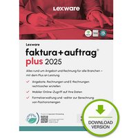 Die LEXWARE faktura+auftrag plus 2025 Software Vollversion (Download-Link): das ultimative Programm für Ihre Auftragsabwicklung/verwaltung und WarenwirtschaftLEXWARE stellt Ihnen mit der LEXWARE faktura+auftrag plus 2025 Software Vollversion (Download-Link) ein leistungsstarkes und durchdachtes Hilfswerkzeug zur Seite. Sie macht Ihre Auftragsabwicklung/verwaltung und Warenwirtschaft zu einem Kinderspiel – so haben Sie mehr Zeit für angenehmere Dinge.Ihre Module für allesDie Bedienung des Programms wird Ihnen auch ohne Vorkenntnisse leicht fallen. Nutzen Sie diese praktischen Funktionen:Modul Auftragsabwicklung/-verwaltung: Alle Belege von Angebot bis Rechnung