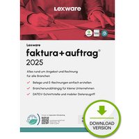 LEXWARE faktura+auftrag 2025 Software Vollversion (Download-Link): Ihr persönlicher Berater in Sachen Auftragsabwicklung/verwaltung und WarenwirtschaftMit der LEXWARE faktura+auftrag 2025 Software Vollversion (Download-Link) stellt Ihnen LEXWARE ein leistungsstarkes und durchdachtes Hilfswerkzeug zur Seite. Sie macht Ihre Auftragsabwicklung/verwaltung und Warenwirtschaft zu einem Kinderspiel – so haben Sie mehr Zeit für angenehmere Dinge.Diese Module decken alle notwendigen Funktionen ab!Für Ihre Auftragsabwicklung/verwaltung und Warenwirtschaft stellt Ihnen das Programm folgende Features zur Seite:Modul Auftragsabwicklung/-verwaltung: Alle Belege von Angebot bis Rechnung