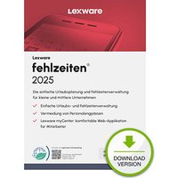 LEXWARE fehlzeiten 2025 Software Vollversion (Download-Link) – für eine übersichtliche DarstellungOb Netto- oder Bruttobezüge